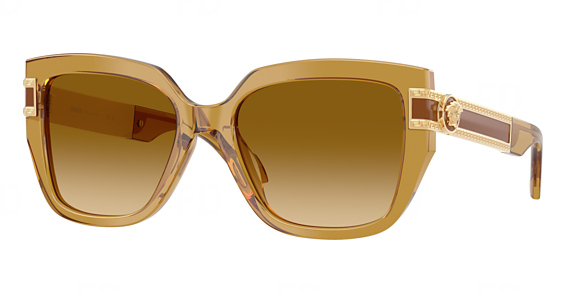 Versace VE4517U - Transparent Honey, Plastic, Mixed Shapes frame