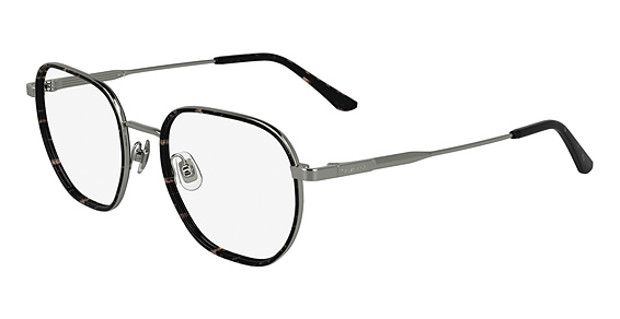 Calvin Klein CK24113 - Grey Havana, Metal, Rectangle frame