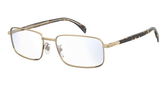 David Beckham DB 1192 - 06j2y Gold Havn, Metal, Rectangle frame