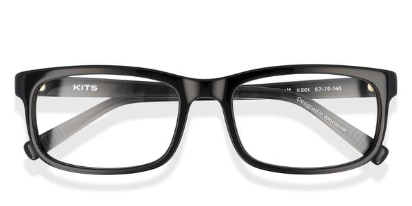 KITS Svelt - Black, Acetate, Rectangle frame