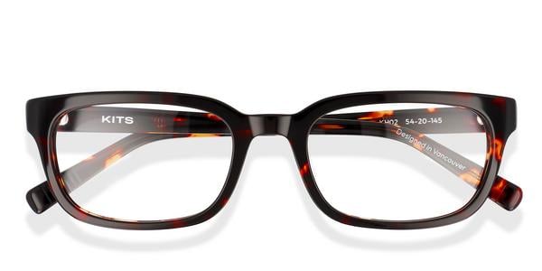 KITS Haven - Dark Havana, Acetate, Rectangle frame