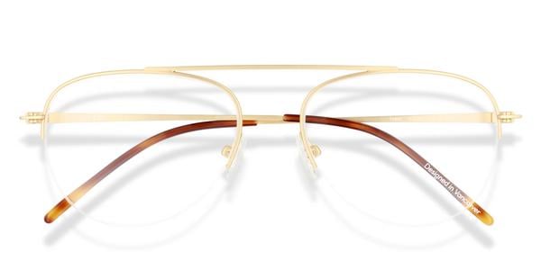 KITS Isen - Matte Gold, Stainless Steel, Aviator frame