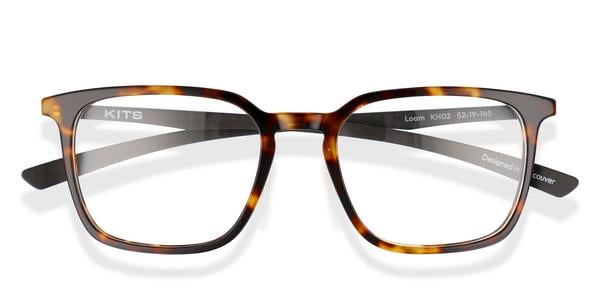 KITS Loam - Dark Havana, Acetate, Rectangle frame