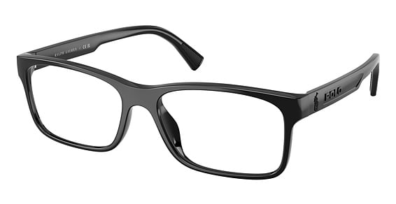 Polo PH2301U - Shiny Black, Acetate, Rectangle frame