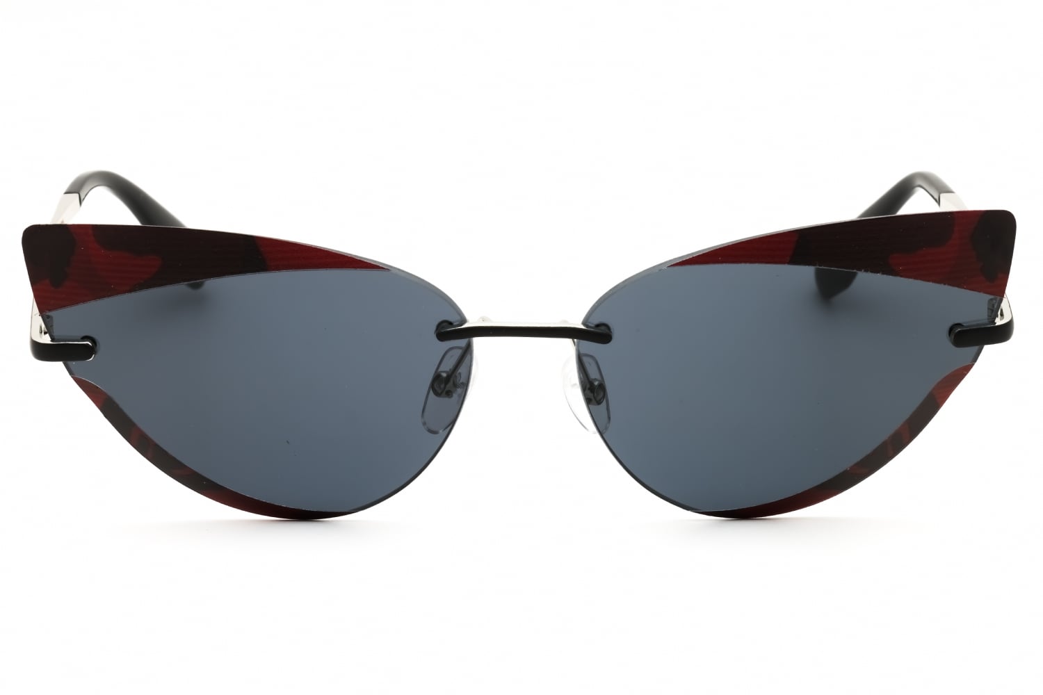 Adidas OR0016 - Matte Black, Metal, Rimless frame
