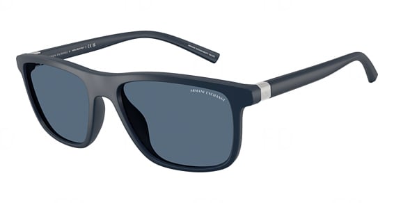 Armani Exchange AX4167SU - Matte Blue, Acetate, Mixed Shapes frame