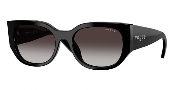 Vogue VO5641SU - Black, Plastic, Oval frame