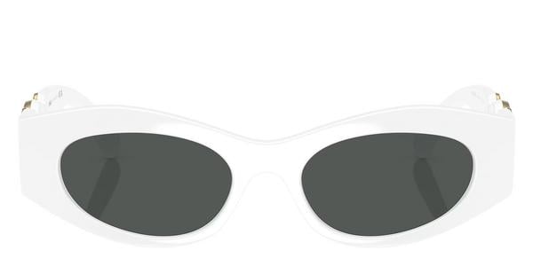 Versace VE4480U - White, Plastic, Oval frame