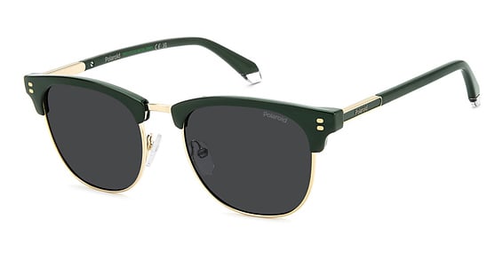 Polaroid PLD 4196/S/X/US - 1edm9 Green, Stainless Steel, Mixed Shapes frame