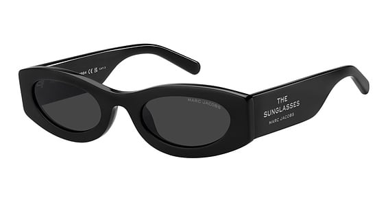 Marc Jacobs Marc 858/G/S - 807ir Black, Plastic, Oval frame