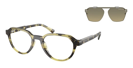 Michael Kors MK2280U LANAI - Olive Tortoise, Acetate, Oval frame