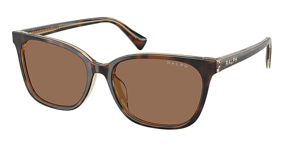 Ralph RA5348U - Tortoise ON Transparent, Plastic, Oval frame