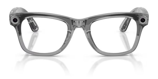 Ray-Ban RW4012 WAYFARER Meta Gen2 - Transparent Grey, Plastic, Rectangle frame