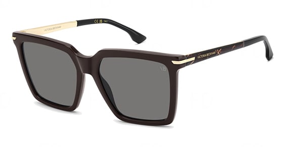 Victoria Beckham VB 1022/S - 09qir Brown, Acetate, Rectangle frame