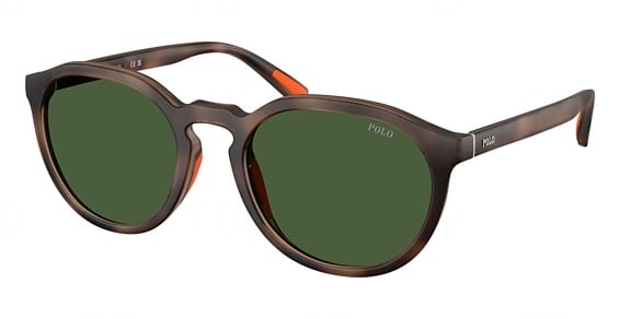 Polo PH4232U - Matte Dark Havana, Acetate, Round frame