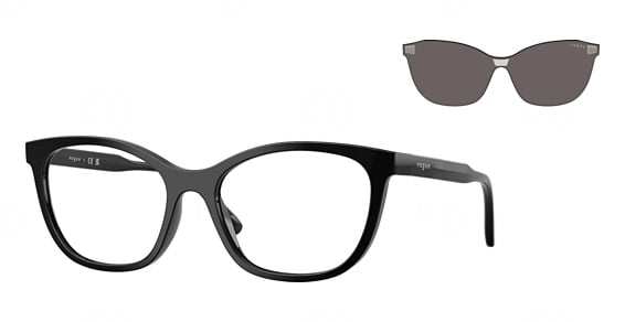 Vogue VO5746S - Black, Acetate, Mixed Shapes frame