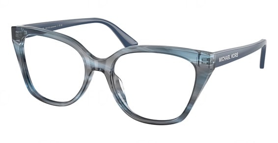Michael Kors MK4212U JAMESTOWN - Blue Horn, Plastic, Mixed Shapes frame
