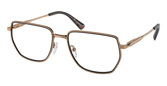 Michael Kors MK3080 STEAMBOAT - Shiny Gold, Metal, Oval frame
