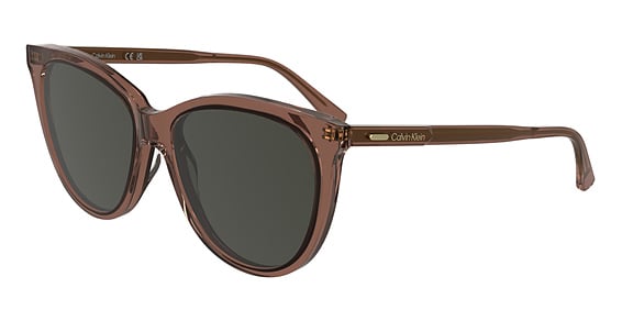 Calvin Klein CK25508S N - Burgundy, Plastic, Oval frame
