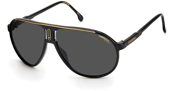Carrera Champion65/N - 807ir Black, Plastic, Rectangle frame