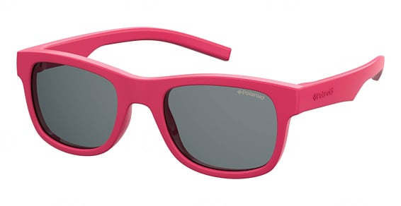 POLAROID KIDS PLD 8020/S/SM - 35jm9 Pink, Plastic, Rectangle frame