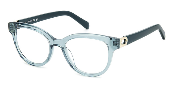 Fossil FOS 7182 - Crystal Green, Acetate, Round frame
