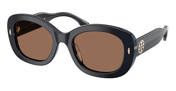 Tory Burch TY7226U - Blue Crystal, Plastic, Oval frame