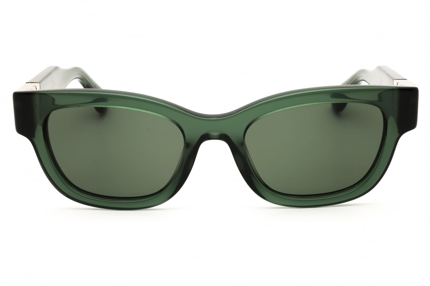 Salvatore Ferragamo SF2067S - Transparent Green, Acetate, Oval frame