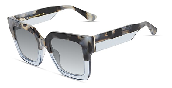 Stuart Weitzman WZN 8002/G/S - Xp8gb Blhvn Blu, Acetate, Rectangle frame