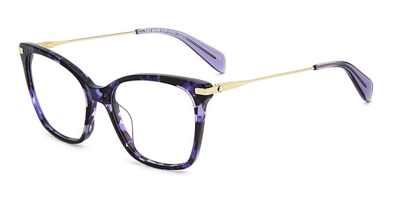 Kate Spade KS Teya - Violet Havana, Acetate, Cat Eye frame