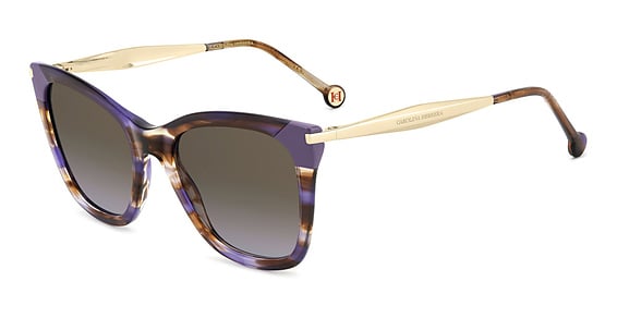 Carolina Herrera HER 0307/S - L7wqr Viobrwhrn, Acetate, Rectangle frame