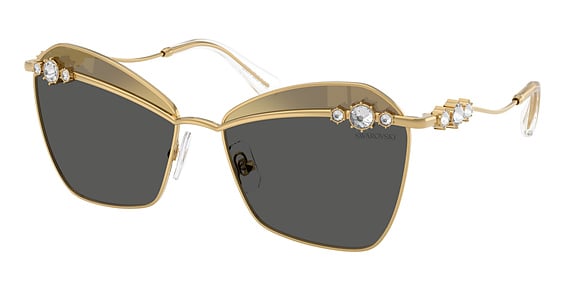 Swarovski SK7040 - Gold, Metal, Mixed Shapes frame