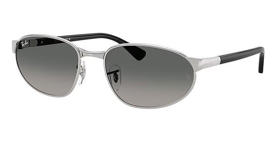Ray-Ban RB3777 - Silver, Metal, Oval frame