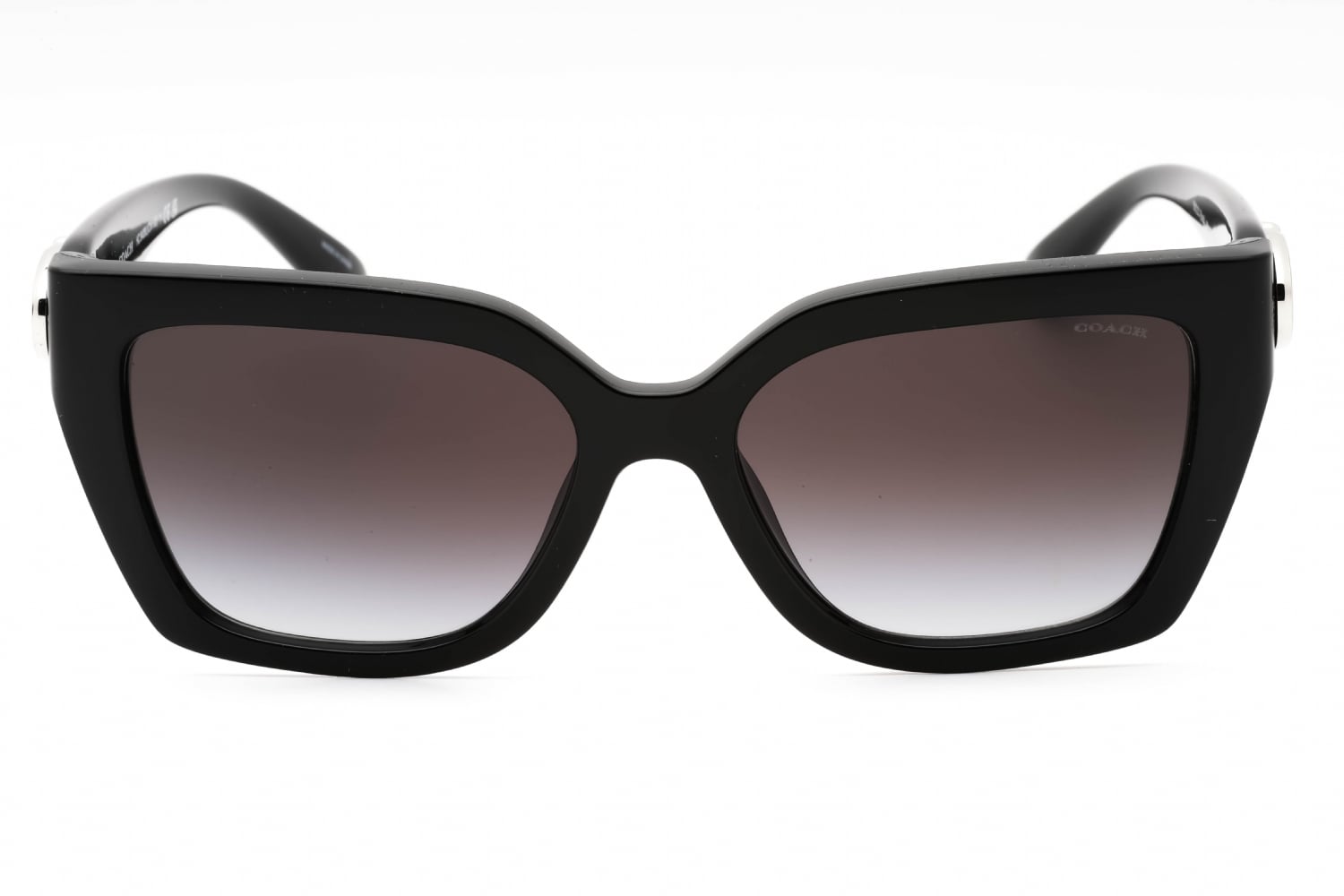COACH 0HC8408U - Black, Acetate, Cat Eye frame