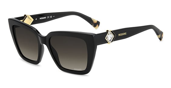 Missoni MIS 0253/S - 807ha Black, Acetate, Rectangle frame
