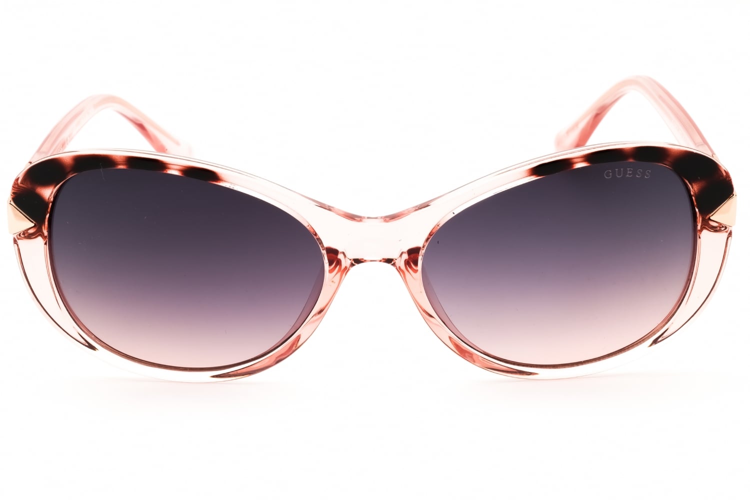 Guess GU7821 - Shiny Beige, Acetate, Oval frame