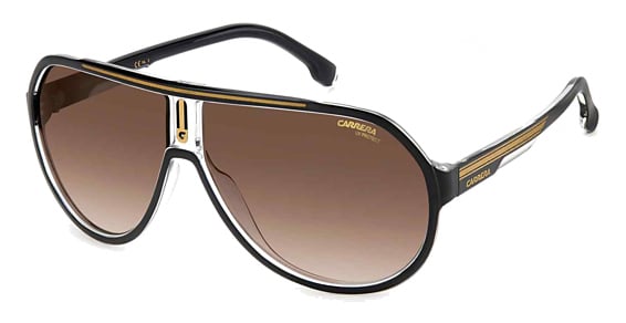 Carrera 1057/S - 2m2ha Blk Gold B, Plastic, Rectangle frame