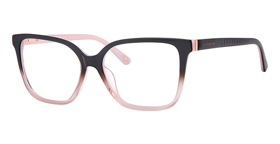 Liz Claiborne L 694 - Shaded Grey Pink, Acetate, Rectangle frame