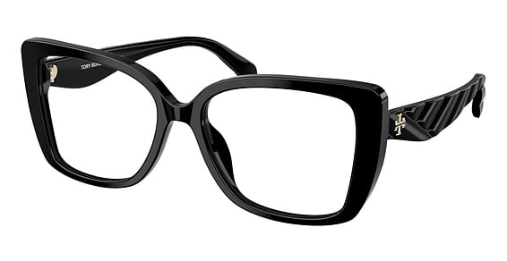 Tory Burch TY2156U - Black, Plastic, Rectangle frame