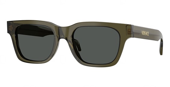 Versace VE4486 - Transparent Green, Plastic, Rectangle frame