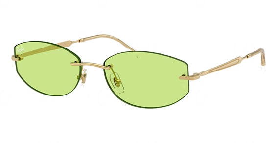 Gold Victoria Beckham VB219S Sunglasses — Round | KITS
