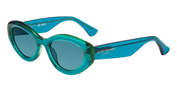 KURT GEIGER Kgl1037/G/S - Pjpku Blue, Acetate, Cat Eye frame