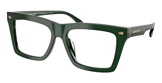 Michael Kors MK4128U AUGUSTA - Olive Solid, Plastic, Rectangle frame
