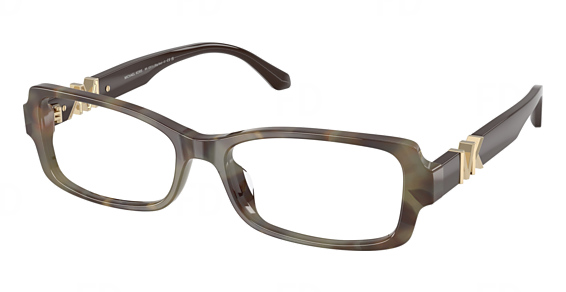 Michael Kors MK4201U BIG SUR - Brown Camo Tortoise, Plastic, Mixed Shapes frame