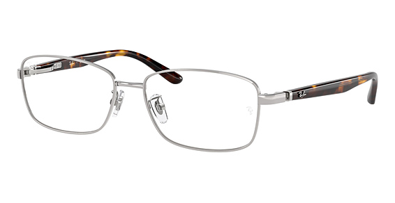 Ray-Ban RX6527D - Brushed Silver, Metal, Oval frame