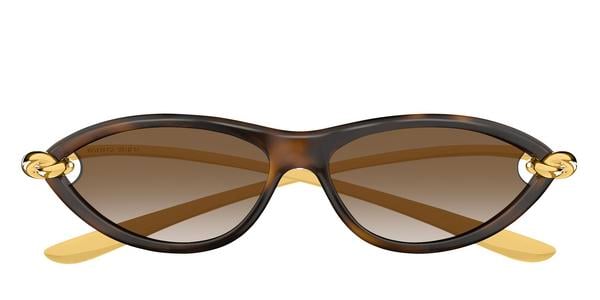 Bottega Veneta BV1390S - Havana Gold, Plastic, Cat Eye frame