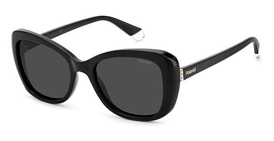 Polaroid PLD 4132/S/X - 807m9 Black, Plastic, Cat Eye frame