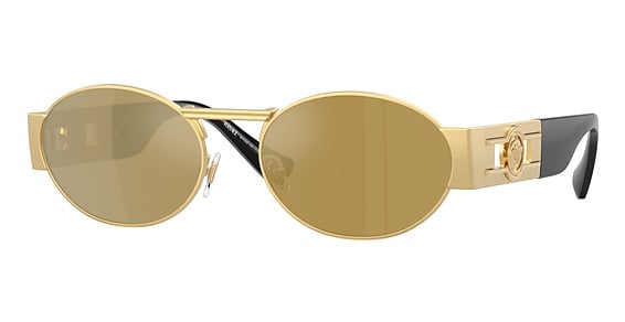 Versace VE2264 - Gold, Metal, Oval frame
