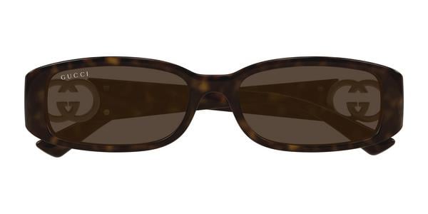 Gucci GG1661S - Havana, Plastic, Rectangle frame
