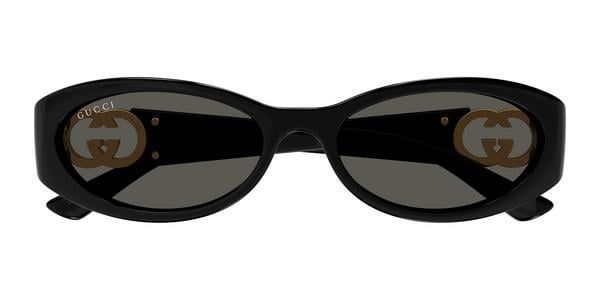Gucci GG1660S - Black, Plastic, Round frame